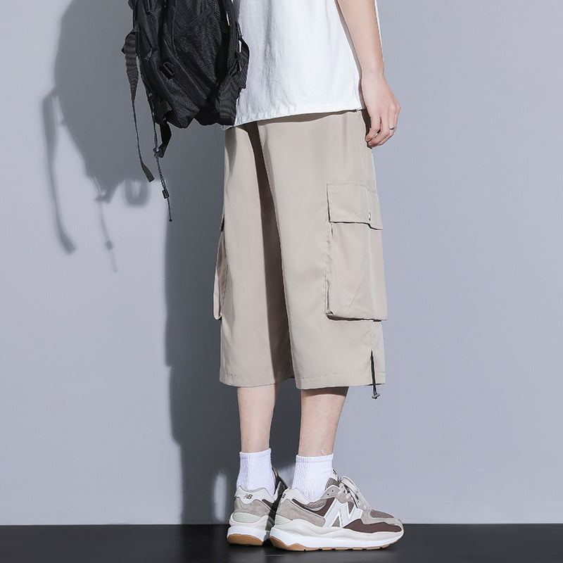 Herren Cargo Shorts Bequem Vieltaschen Verstellbar - BerlinGlamour