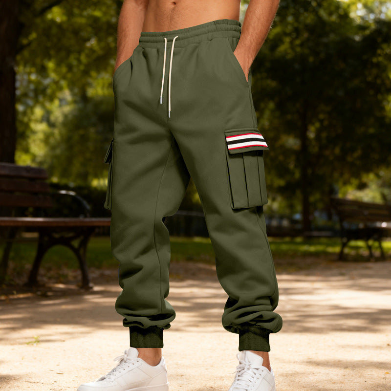 Herren Cargo-Hose Robust Bequem Grau