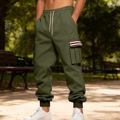 Herren Cargo-Hose Robust Bequem Grau