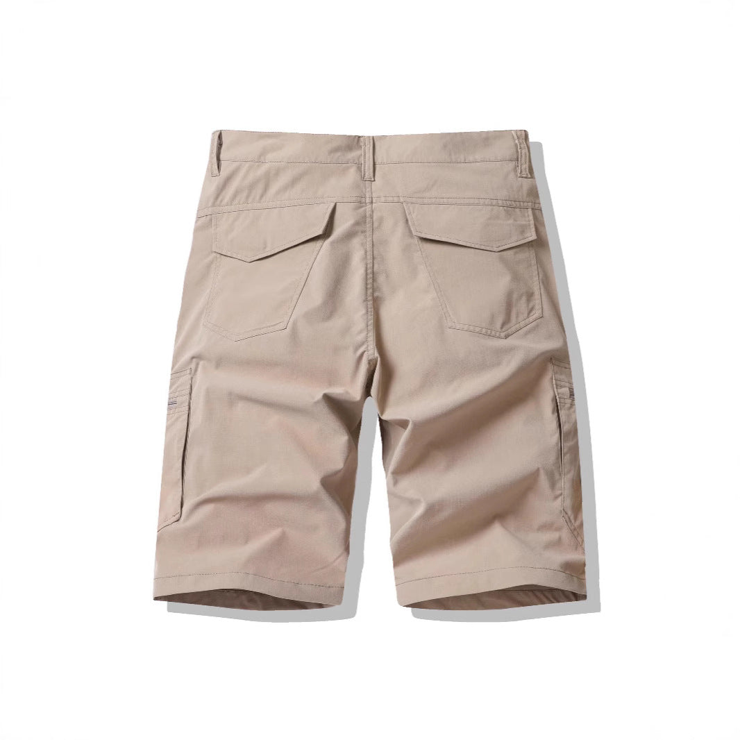 Herren Cargoshorts Funktionshose Reißverschluss Taschen Outdoor