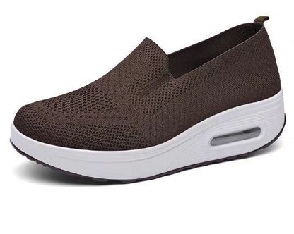 Damen Sneaker Bequem Luftpolster Schuhe Komfort