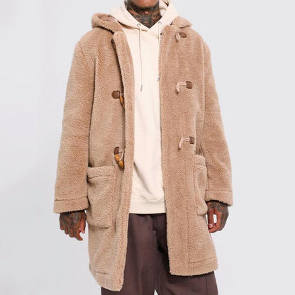 Herren Teddyjacke Kuschelig Mit Kapuze Warm - BerlinGlamour
