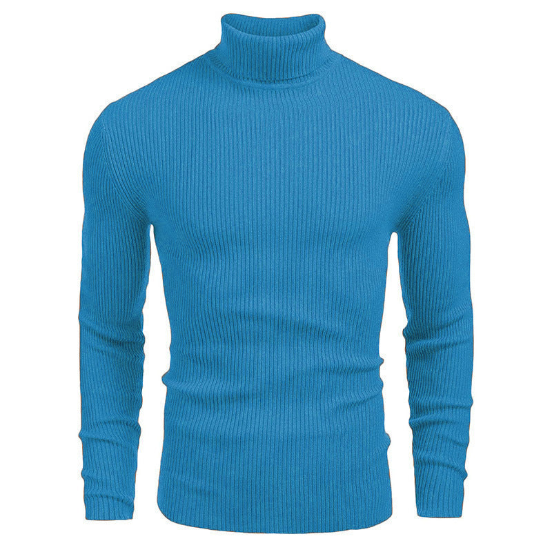 Herren Rollkragenpullover Strukturiert Modern Stadtstyle - BerlinGlamour