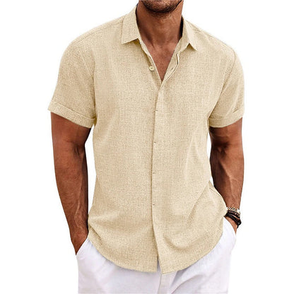 Herren Kurzarmhemd Leicht Sommer Berlin Style