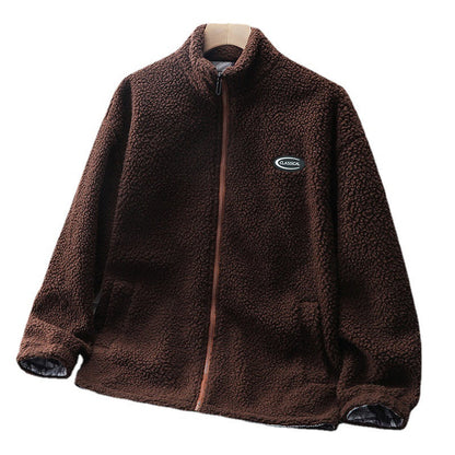Herren Fleecejacke Warm Elastisch Hochkragen