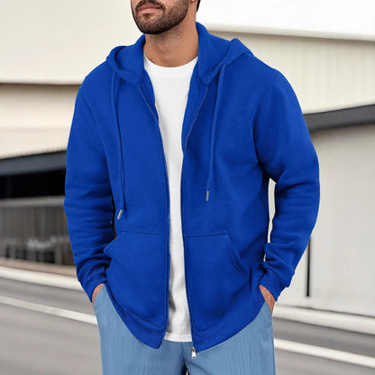 Herren Kapuzenpullover Sportlich Mit Taschen Funktionell - BerlinGlamour