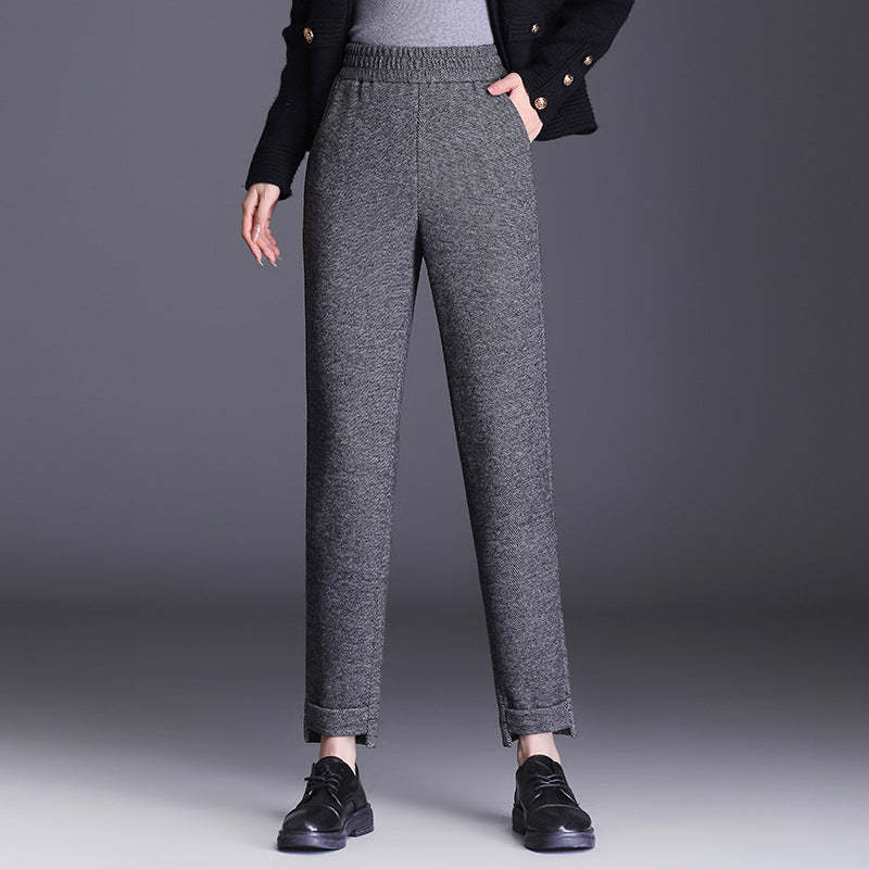 Damen Hose Elastisch Mit Taschen Comfort