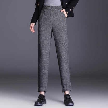 Damen Hose Elastisch Mit Taschen Comfort