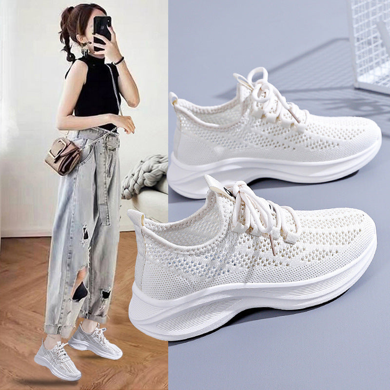 Damen Sneaker Sport Freizeit Mesh Atmungsaktiv Komfort - BerlinGlamour