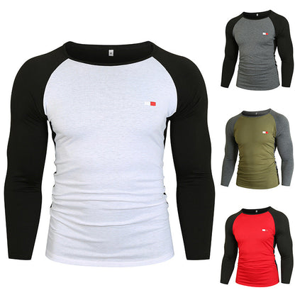 Herren T-Shirt Langarm Baumwolle Weich Berlin Style