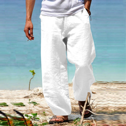 Bequeme Leinenhose für Herren Sommer Modern