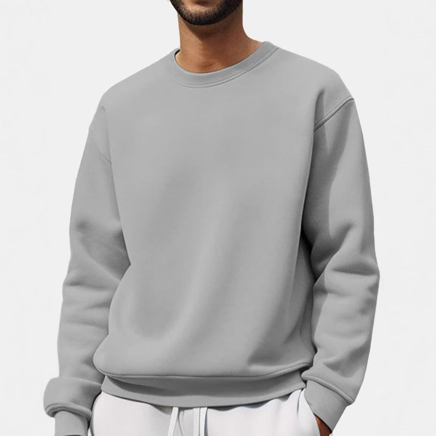 Herren Sweatpullover Lässig Oversized Schultern Cut-Out