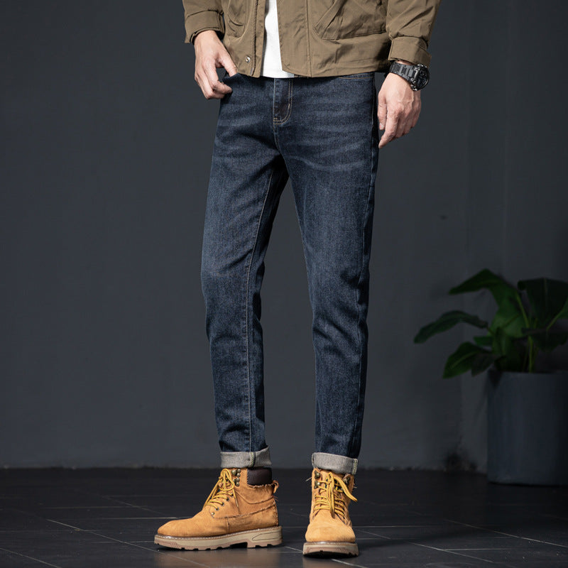Herren Jeans Slim Fit Hose Modern Komfortabel