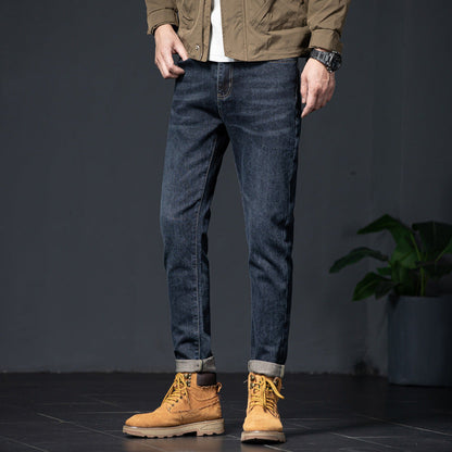 Herren Jeans Slim Fit Hose Modern Komfortabel
