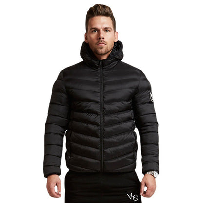 Herren Daunenjacke Leicht Wasserabweisend