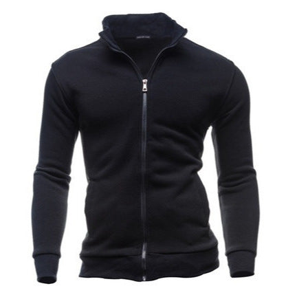 Herren Sportjacke Mit Hochem Kragen Reißverschluss Modern