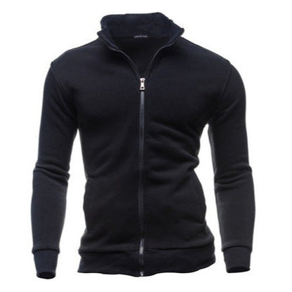 Herren Sportjacke Mit Hochem Kragen Reißverschluss Modern