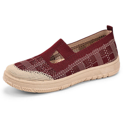 Damen Sneaker Komfortabel Luftig Durchbrochenes Design