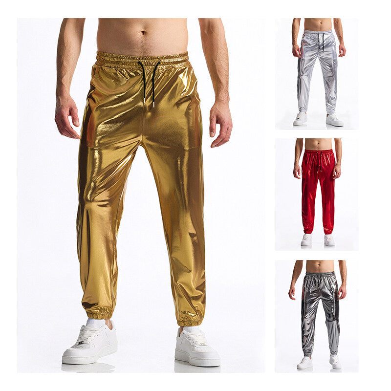 Herren Jogginghose Sportlich Elastisch Mit Reißverschluss Taschen - BerlinGlamour