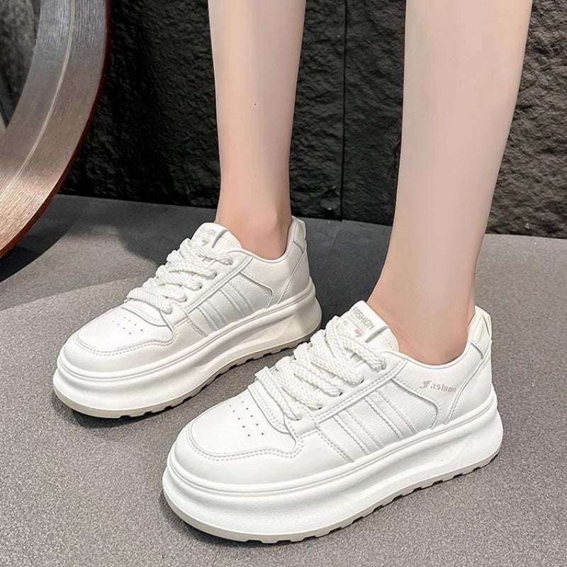 Damen Sportliche Sneaker Plateau Schuhe Atmungsaktiv