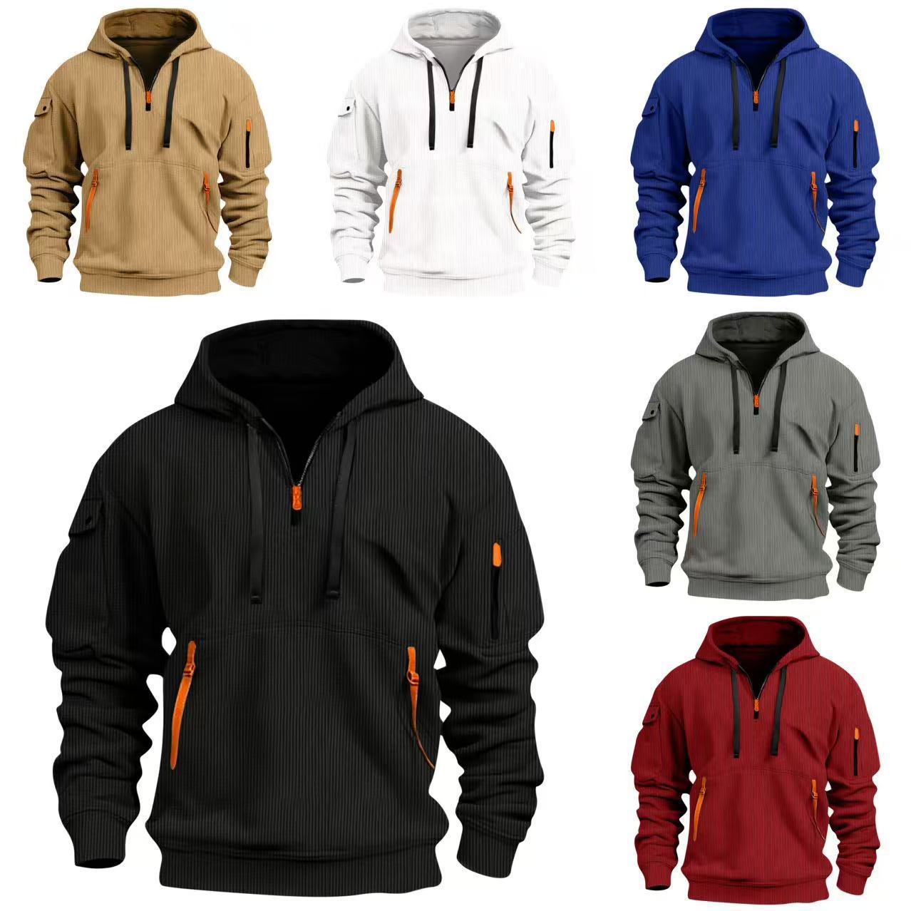 Herren Funktionspullover Sportlich Funktionell Warm - BerlinGlamour