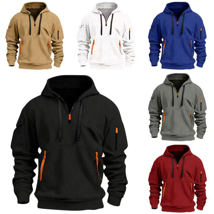 Herren Funktionspullover Sportlich Funktionell Warm - BerlinGlamour