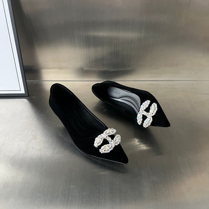 Damen Pumps Elegant Strass Schuhe High Heels