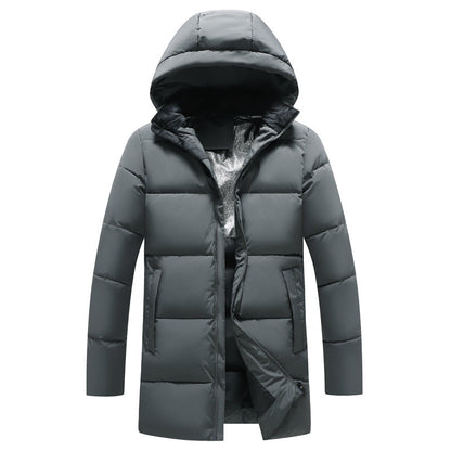 Warme Wintersteppjacke mit Kapuze Outdoor