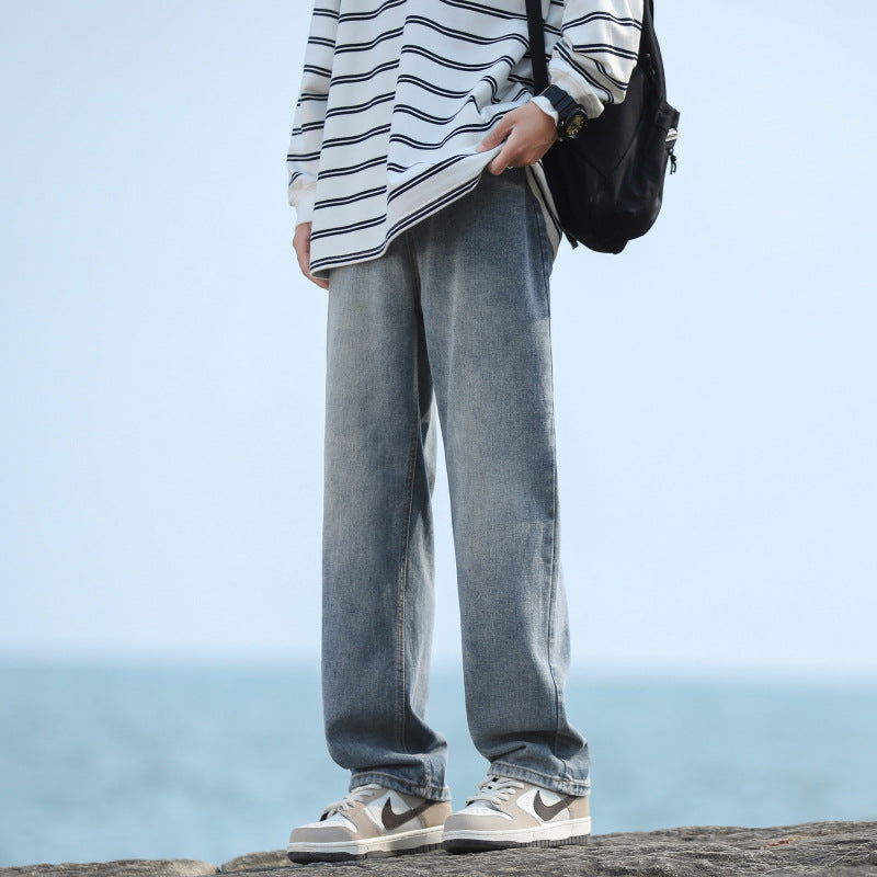 Herren Jeans Bequem Baggy Style Modern