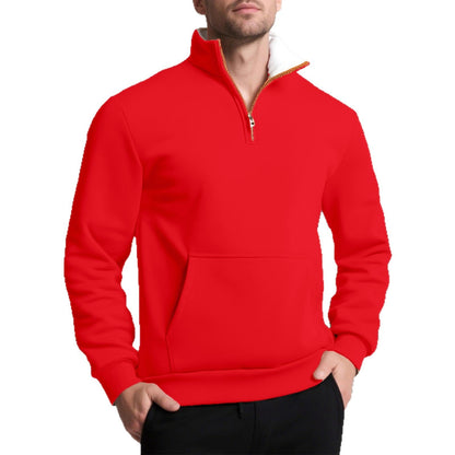 Herren Sweatpullover Sportlich mit Kängurutasche Modern