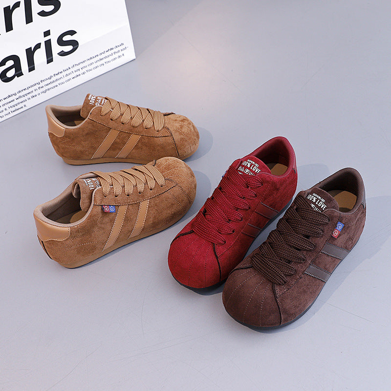 Damen Sneaker Rauleder Bequem Komfortabel Heidi Style