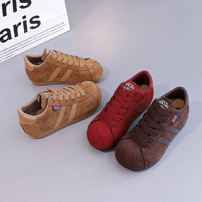 Damen Sneaker Rauleder Bequem Komfortabel Heidi Style