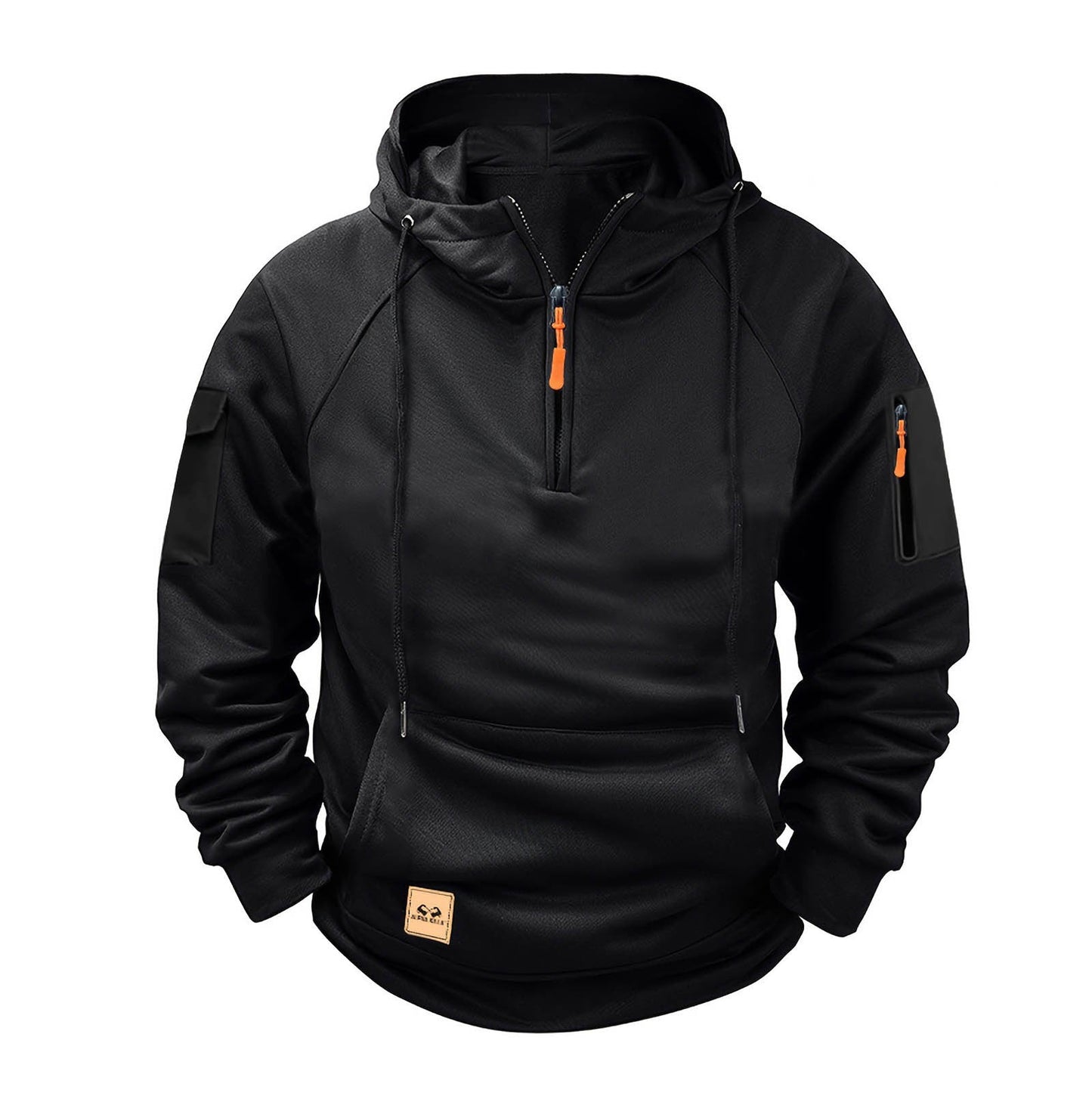 Herren Kapuzenpullover Sportlich Reißverschluss Functional