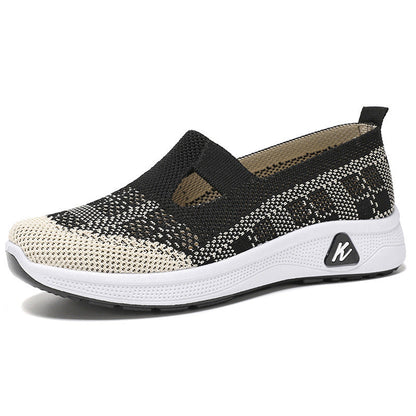 Damen Sneaker Leicht Atmungsaktiv Slip-On bequem