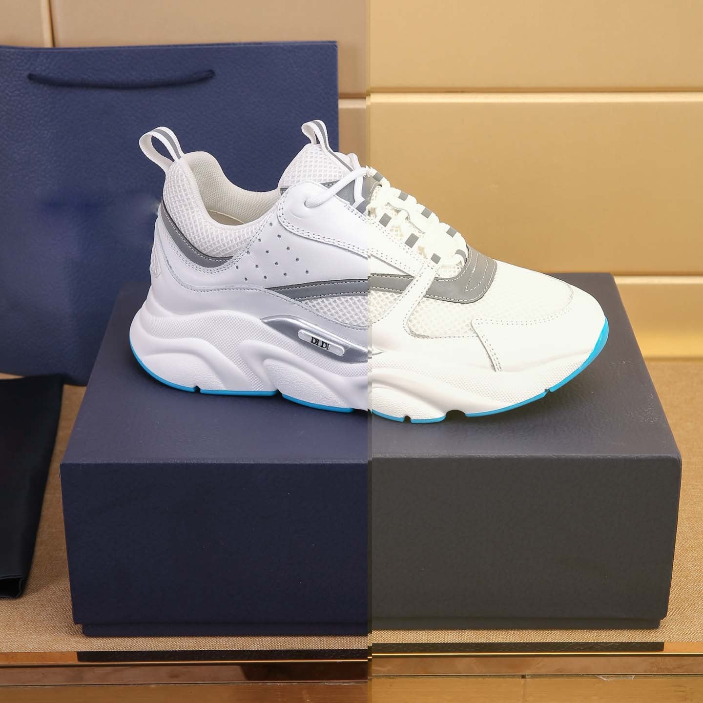 Damen Sneaker Bequem atmungsaktiv Mesh Trend Schuhe