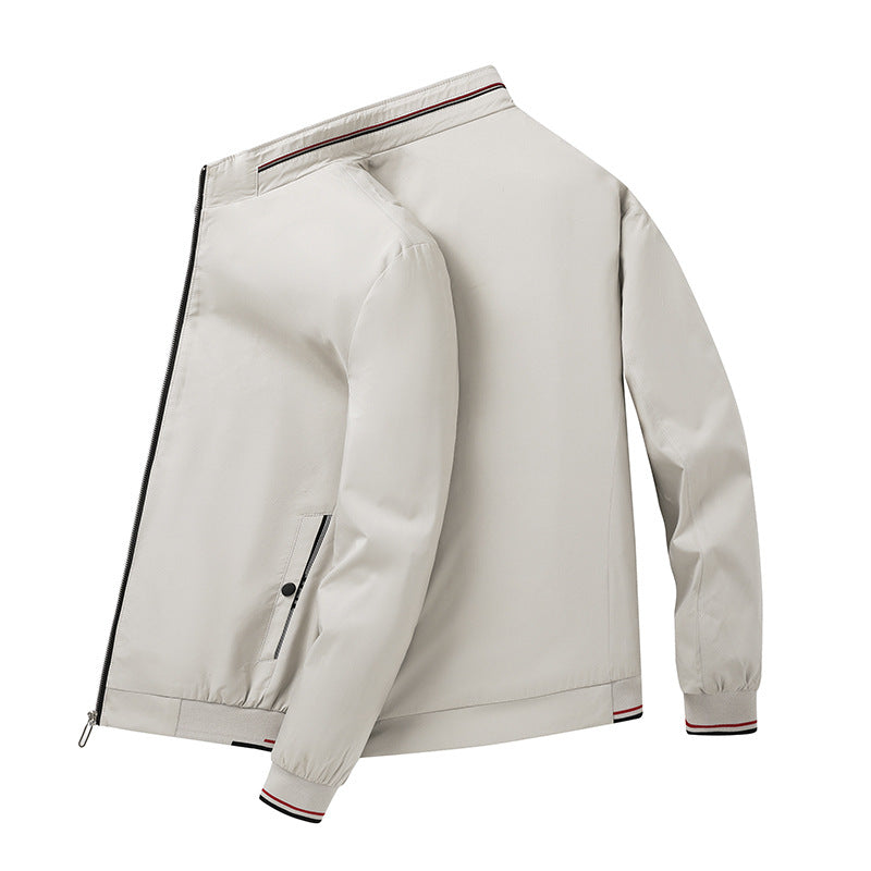Herren Outdoor Jacke Sportlich mit Reißverschlusstaschen - BerlinGlamour