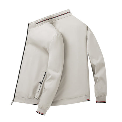 Herren Outdoor Jacke Sportlich mit Reißverschlusstaschen - BerlinGlamour