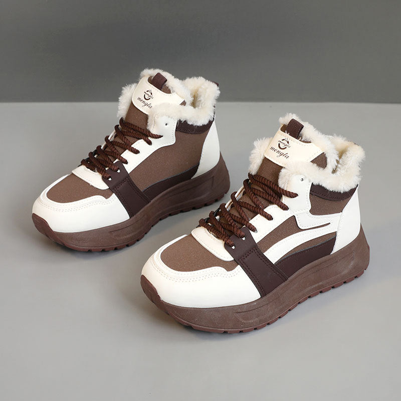Damen Winterstiefel Warm Isoliert Rutschfest Schnee