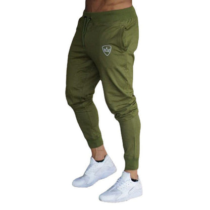Herren Jogginghose Slim Fit Elastisch Schwarz