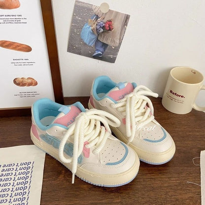 Damen Sneaker Modern Sportlich mit Schnürsystem