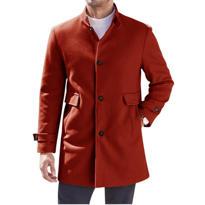 Herren Übergangsmantel Wollmix Modern Schwarzwälder Stil