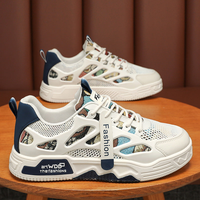 Damen Sneakers Atmungsaktiv Modisch Sportlich