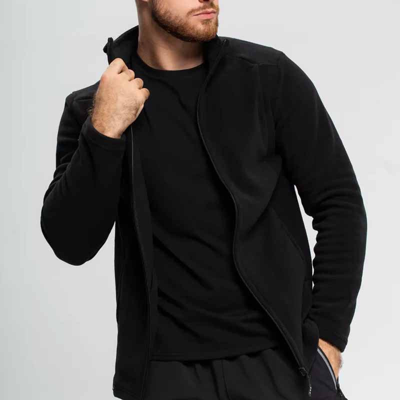 Herren Fleecejacke Warm Weich Sportlich