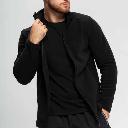 Herren Fleecejacke Warm Weich Sportlich
