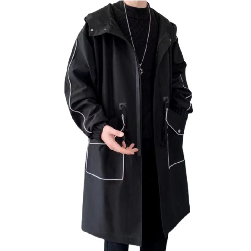 Funktionsjacke Herren Damen Winddicht mit Kapuze und Taschen