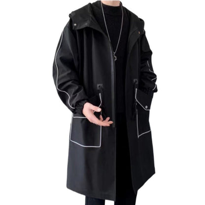 Funktionsjacke Herren Damen Winddicht mit Kapuze und Taschen