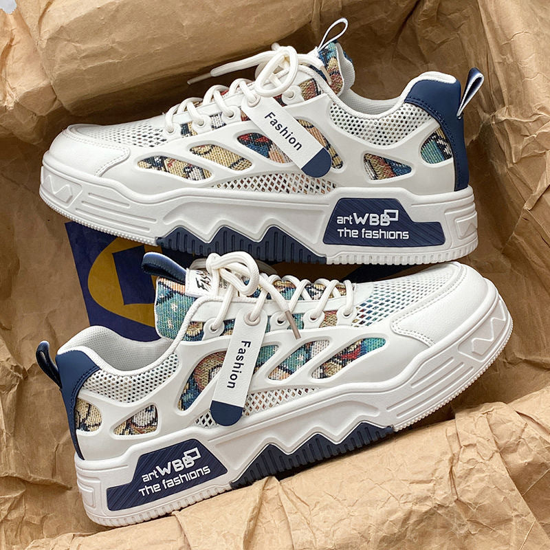 Damen Sneaker Atmungsaktiv Mesh Oberfläche Bequem