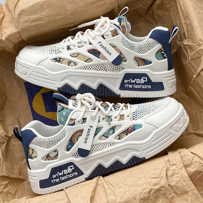 Damen Sneaker Atmungsaktiv Mesh Oberfläche Bequem