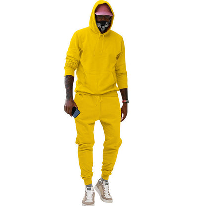 Herren Hoodie Jogginghose Set Sportlich Casual