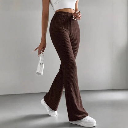 Damen Stretchhose Bequem Weit Geschnitten Hochwertig